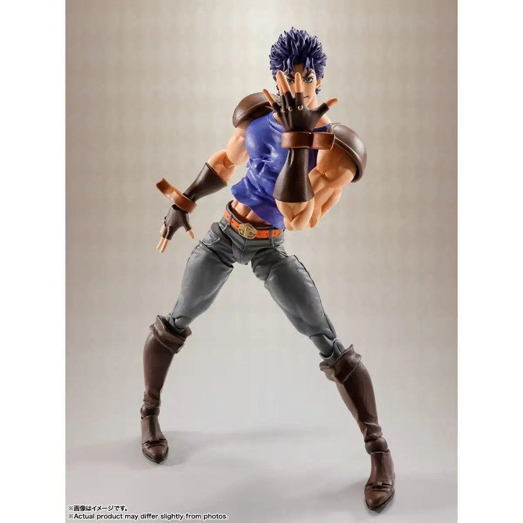 Hot Bandai Original Sh Figuarts Jojos Bizarre Adventure Stardust Crusaders Jotaro Kujo Jonathan Pvc Action Figure Gift For Adult