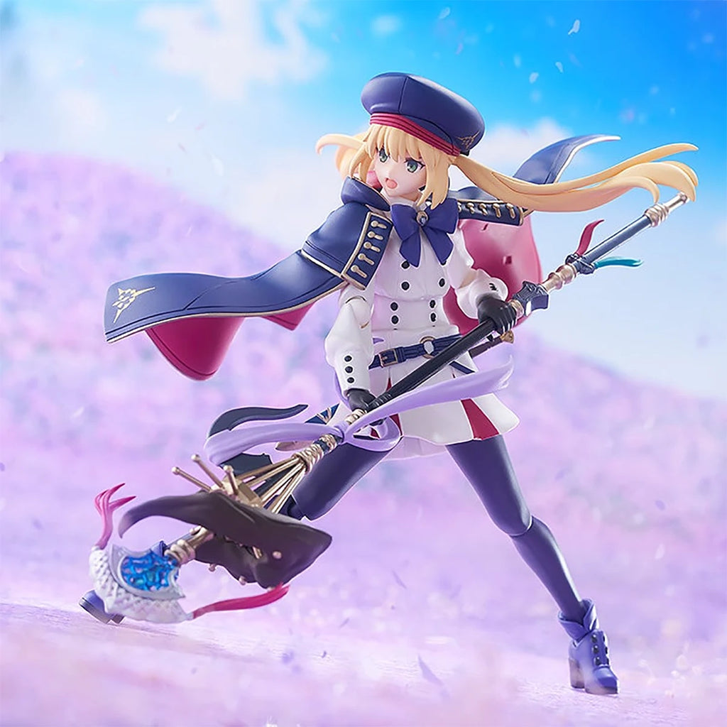 Original Genuine Max Factory Action/Dolls Figma (#653) Fate/Grand Order Altria Caster H=145mm Game Character Model Figure Toy