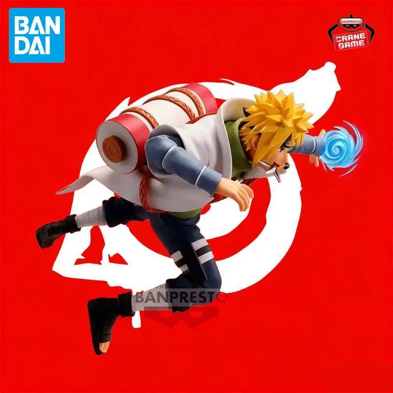 В наличност Bandai Оригинални Наруто Намиказе Минато Аниме Фигурки Екшън Модели Анимационни Кукли Настолни Украшения Играчки Фестивални Подаръци