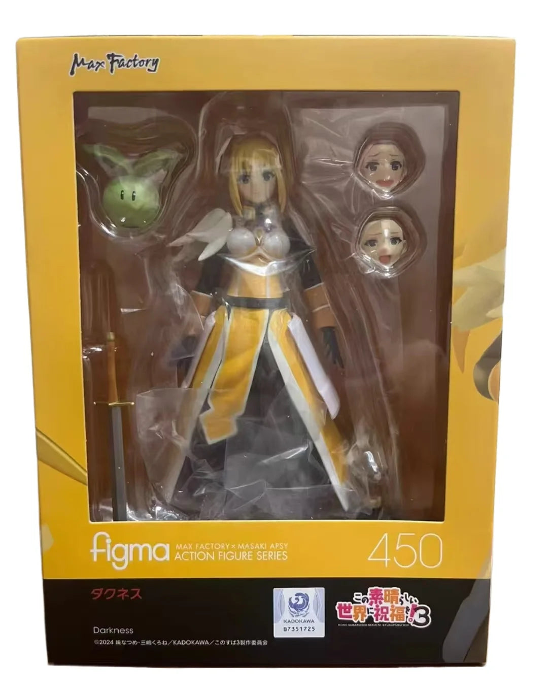 In Stock GSC MaxFactory Kono Subarashii Sekai ni Shukufuku o!3 Darkness 450 Anime Action Figure Collectible Model Gift