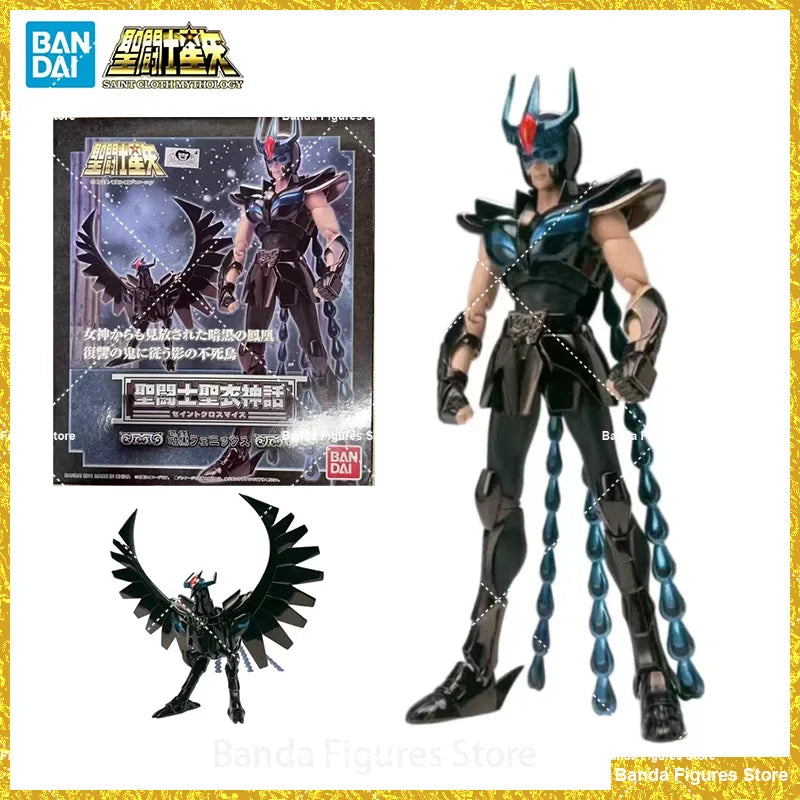 Original BANDAI Saint Seiya Saint Cloth The Secular Bird Dark Black Phoenix Ikki In Stock Anime Collection Figures Model Toys