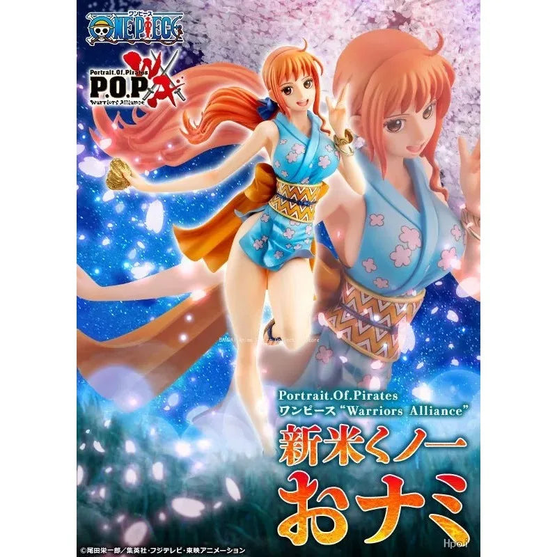 Original MegaHouse Portrait of Pirates "Warriors Alliance" One Piece New Essential Kunoichi Onami Anime Figures Model
