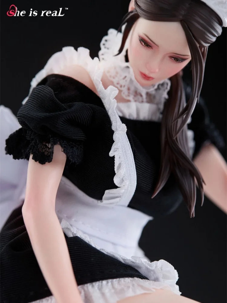 Original In Stock Bearpanda * She Is Real  1/6 Anime Figure Modle Hyper-Realistic Maid Figurine