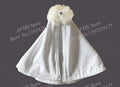 1/12 Men Soldier Anti-Hero Emma White Battle Goddess White Fur Collar Cloak Combat Costume Fit 6Inch ML Action Figure Body