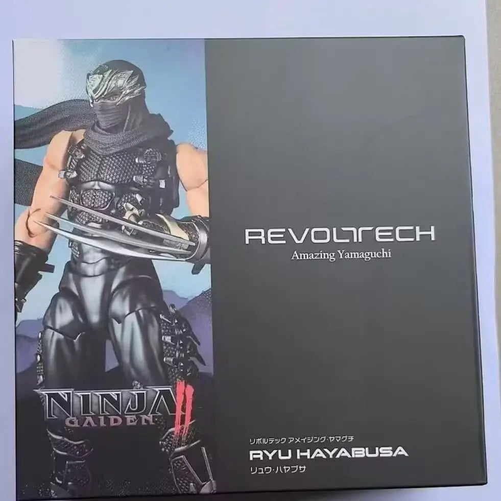Revoltech Amazing Yamaguchi Ryu Hayabusa Ninja KO Articulated Action Figures Exquisite Model Kit Boy Collectible Trendy Toy Gift