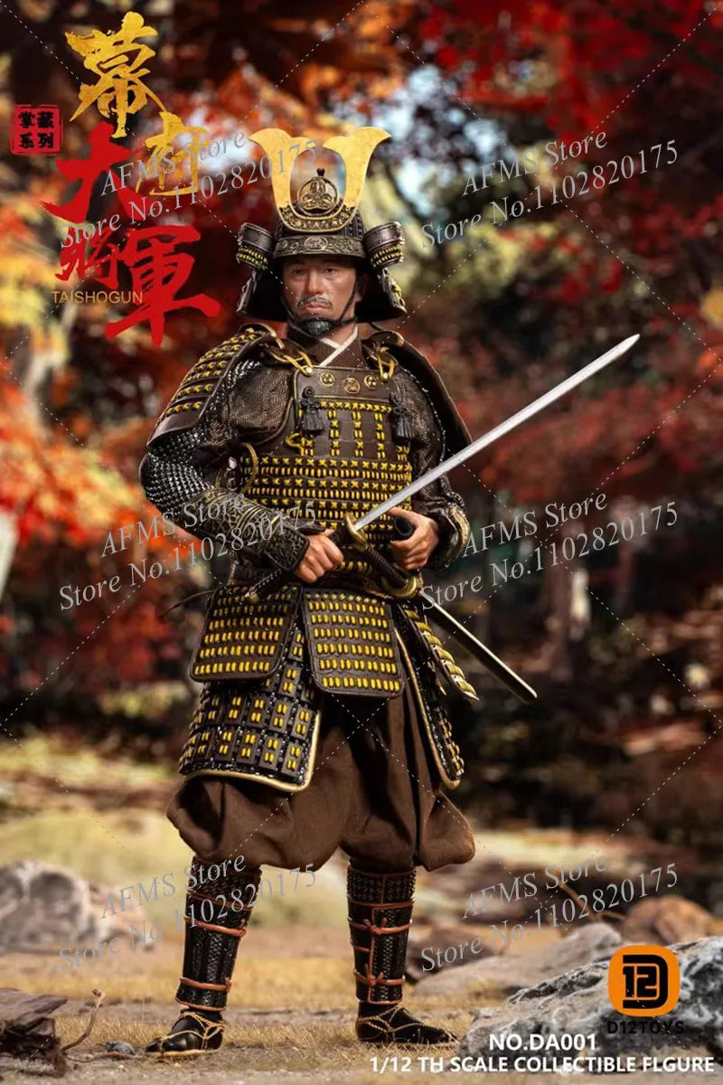 D12TOYS DA001 1/12 Scale Collectible Figure Samurai Warlord The Shogun Armory Collection 6Inch Action Figure Soldier Dolls