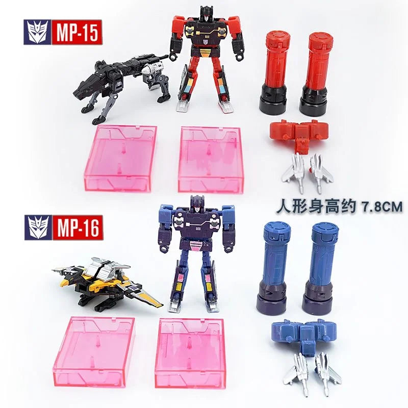 Takara Tomy Transformers Spielzeug MP15 Rumble Ravage MP-16 Frenzy Buzzsaw Actionfiguren Transformator Roboter Spielzeug für Kinder