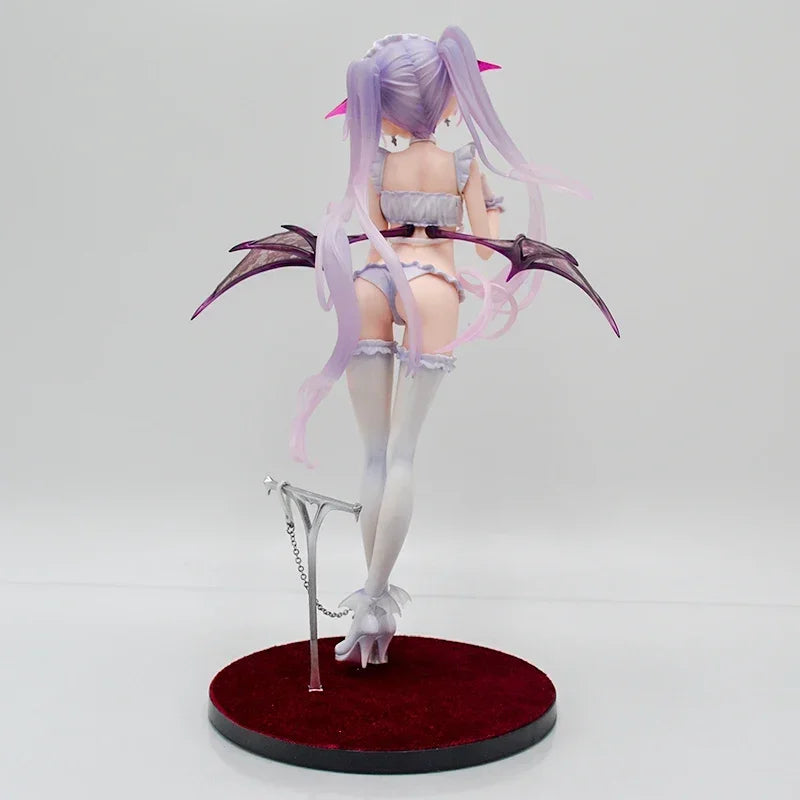 25cm Pink Charm Eve BODY HARNESS Sexy Anime Girl Figure Rurudo Eve LOVECALL Action Figure Little Devil Figurine Model Doll Toys