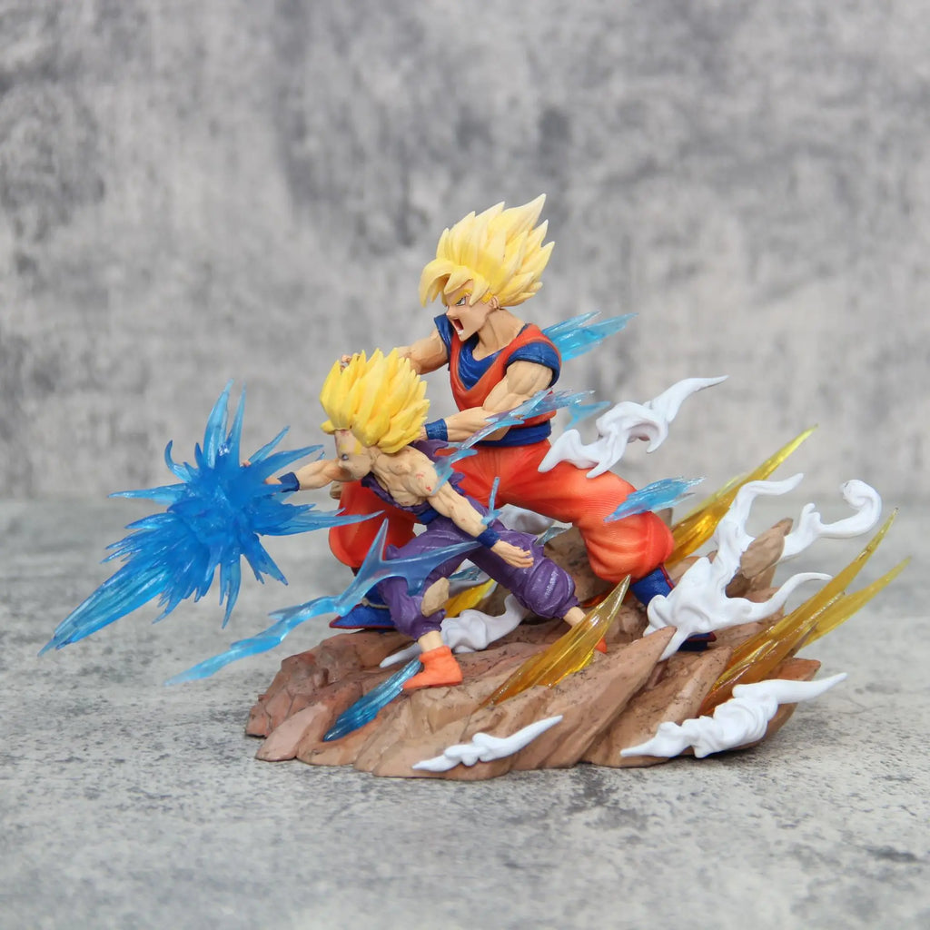 Dragon Ball Z Anime Figur Son Goku Kamehameha Figuren Cell Kakarotto Super Saiyajin Dekoration Modell Statue Puppe Spielzeug Geschenke