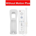 2 in 1 Wireless Bluetooth Remote Controller For Wii Wii U Controle Optional Motion Plus Gamepad Nunchuck Set With Silicone Case
