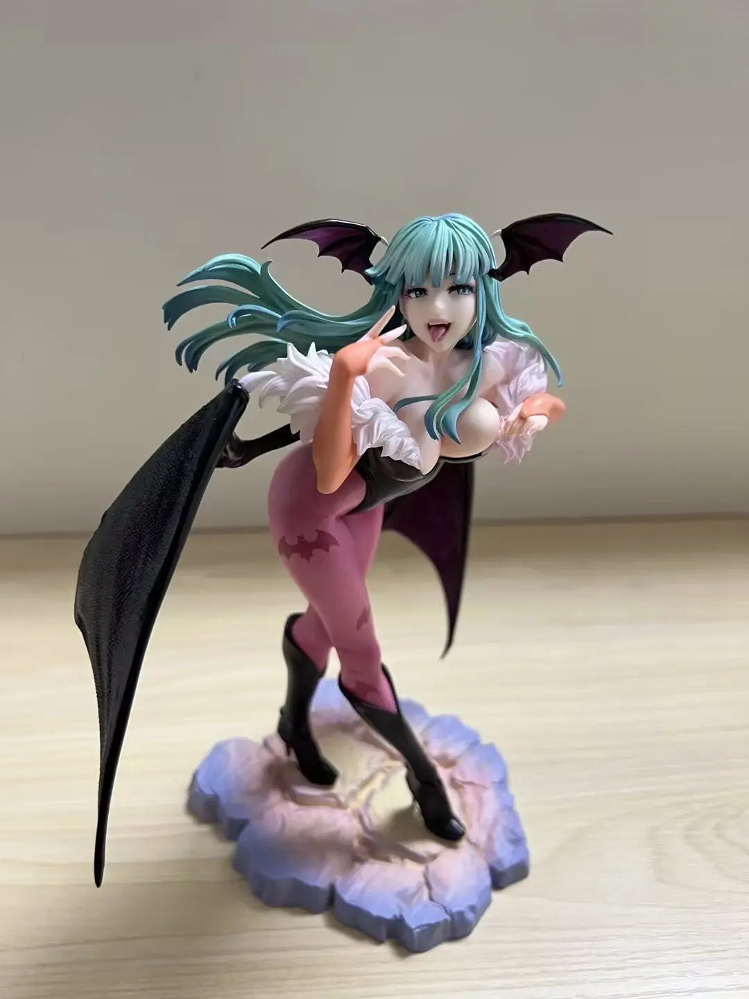 Anime Demon Warrior Vampireed Hunter Morrigan Aensland Action Figure Toys Darkstalkers Bishoujo Collection Halloween Model Doll