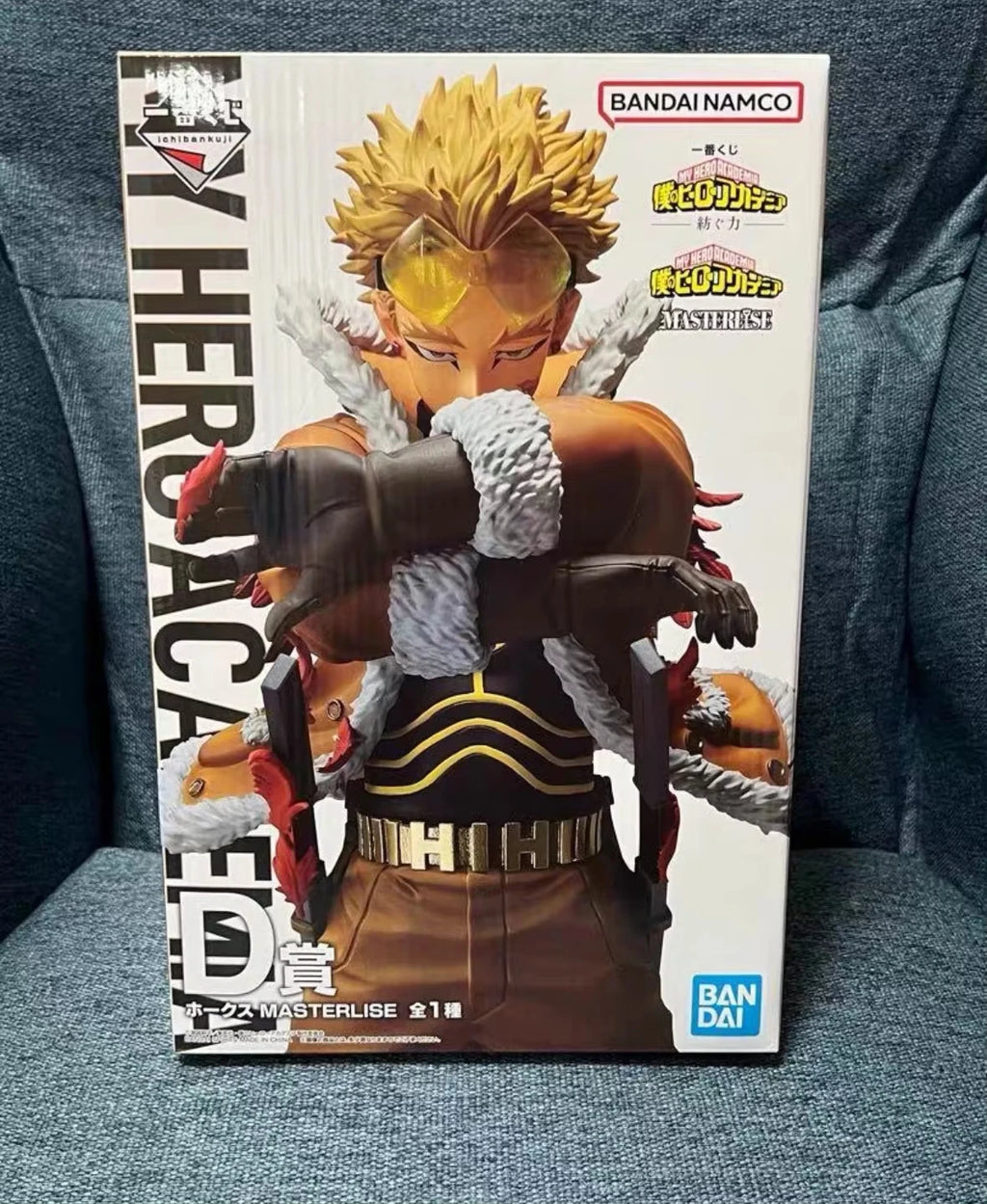 In Stock Original Bandai Ichiban Kuji My Hero Academia Izuku Midoriya Katsuki Bakugo Endeavor Hawks Anime Figures Model Gift