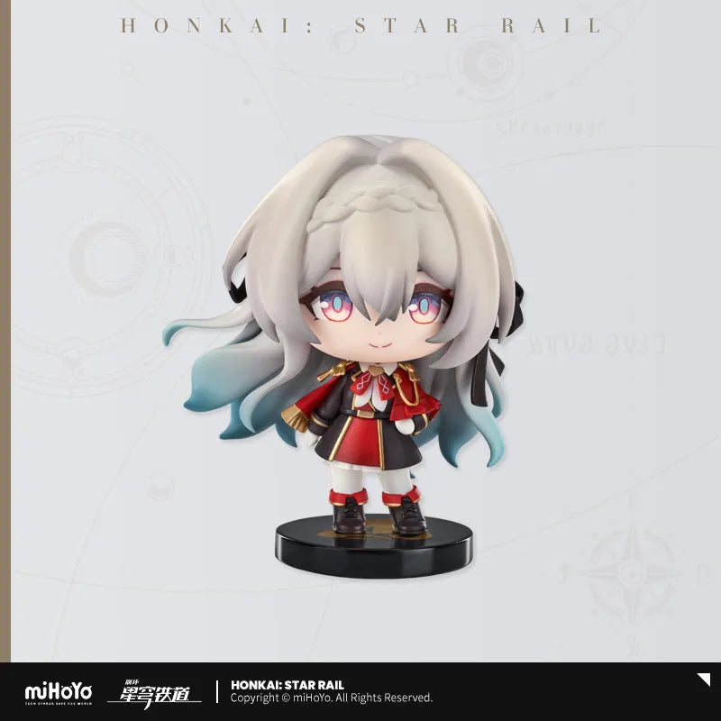 Honkai Star Rail Genuine Peripherals Action Figures Toys March 7th Dan Heng Q-version Sitting Toy Gift EX CASHAPON Original