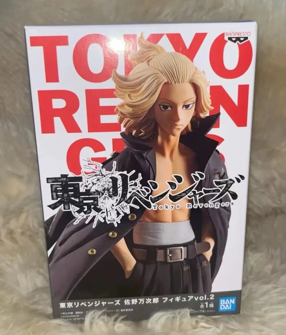Banpresto Original Tokyo Revengers Mikey Manjiro Sano Bandai Anime Model Toys Figure Gifts Collectible Ornaments Boys Kids