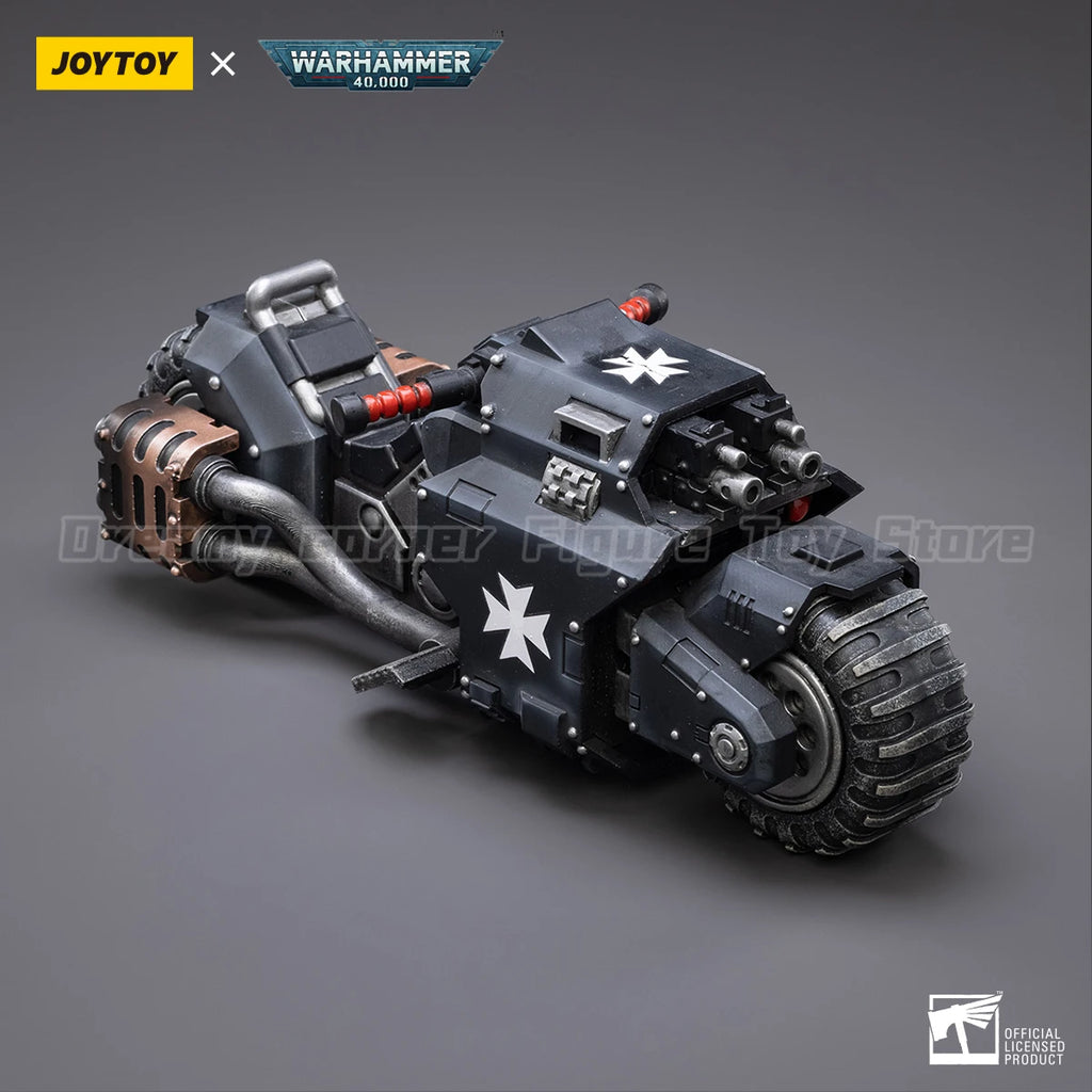 【In Stock】JOYTOY Warhammer 40K Space Marines Black Templars Outriders Brother Valtus 1/18 Action Figure