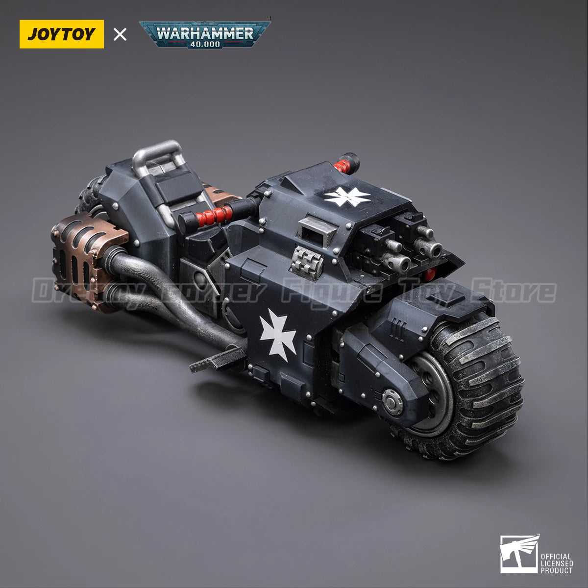 【In Stock】JOYTOY Warhammer 40K Space Marines Black Templars Outriders Brother Valtus 1/18 Action Figure