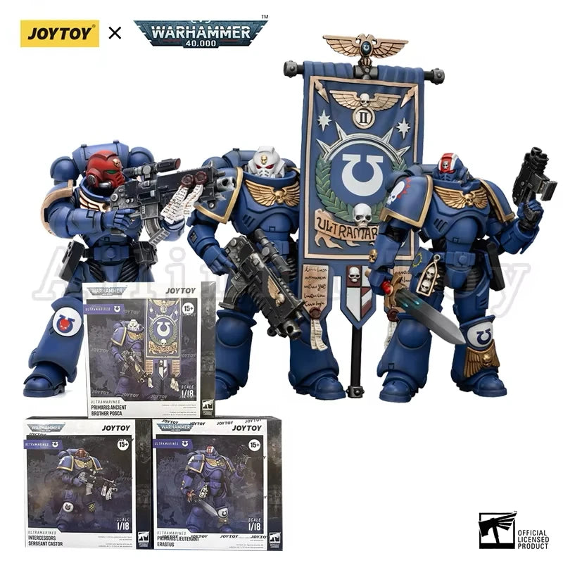 JOYTOY 1/18 Action Figure The Horus Heresy 40K New Ultra Squads & Mechas Lieutenant Titus Anime Military Model