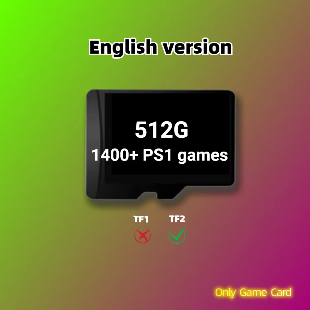Game TF Card For Anbernic RG35XX H RG35XXH Plug&play Pre-install Retro Games PSP PS1 Memory Handheld Gaming SD Card System Card