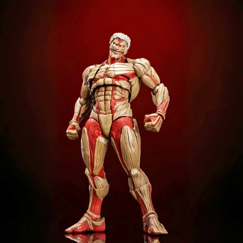 НОВИ Kaiyodo Armored Titan Movable Model Toys Revoltech НЕВЕРОЯТНИ YAMAGUCHI Yoroi No Kyojin Attack on Titan Аниме Фигурки Играчка Подарък