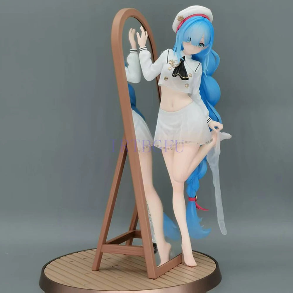 Original 19cm Azur Lane Janus Gift+ 1/8 Fear of Changing Clothes Anime Figures PVC Action Figure Toy Game Collectible Model Doll