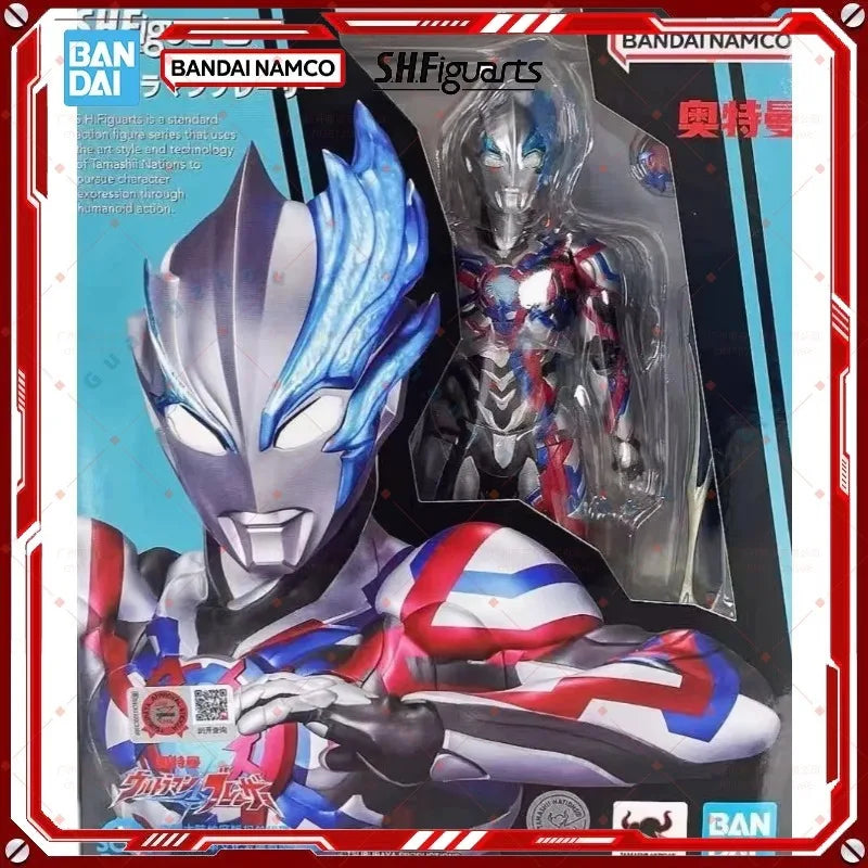 Bandai Original Package In shock SHF Ultraman BLAZAR EARTH GARON Figure Finished Model KIT Anime full Action Toy Gift for kids