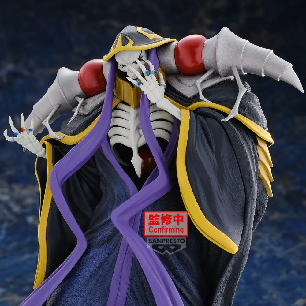 In Stock Bandai Original Genuine Banpresto Anime Overlord IV Ainz Ooal Gown 22cm Collection Model Toy Figures Birthday Gift
