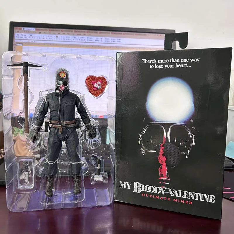 NECA Figure My Bloody Valentine Coal Miners Action Figure Model Toys Joint Movable Doll Room Decor Collection Gift For Friends