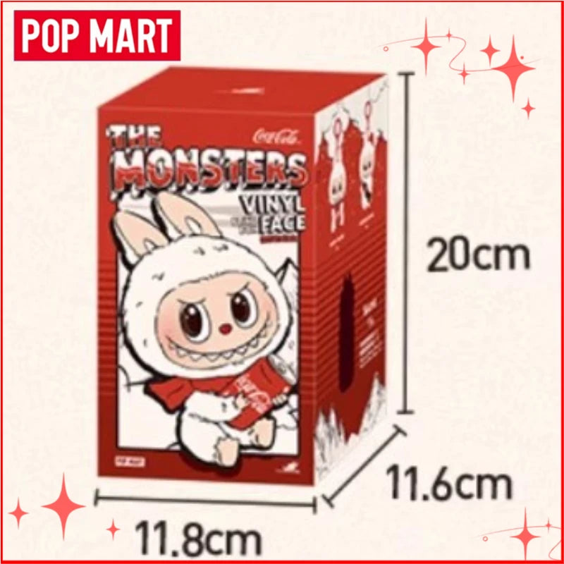 Genuine POP MART Labubu V1 V2 V3 Macarons Have A Seat Big Into Energy Coca Cola Series Vinyl Plush Pendant Blind Box Plush Toys