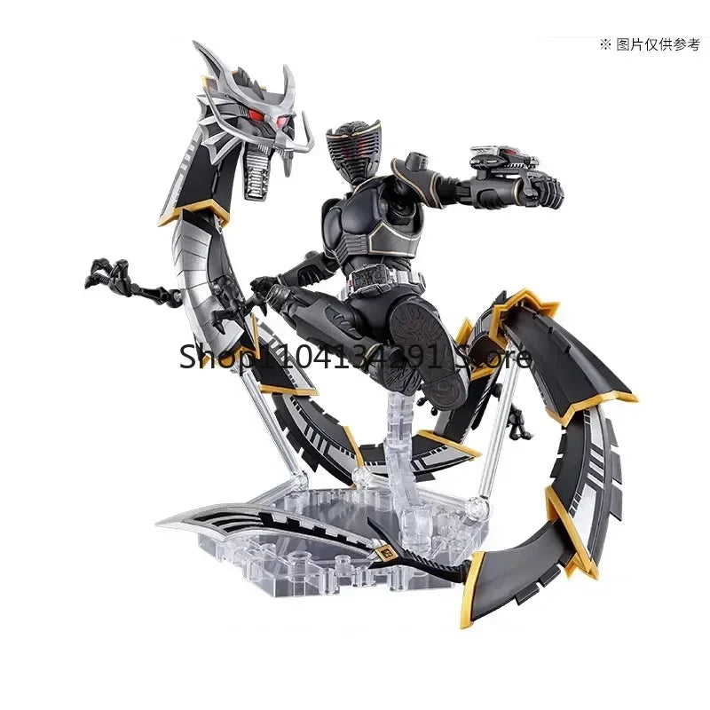 Bandai Original Figure-rise Standard Masked Kamen Rider Anime Model RYUGA RYUKI Joints Movable Action Figure Toys Gifts for Kids