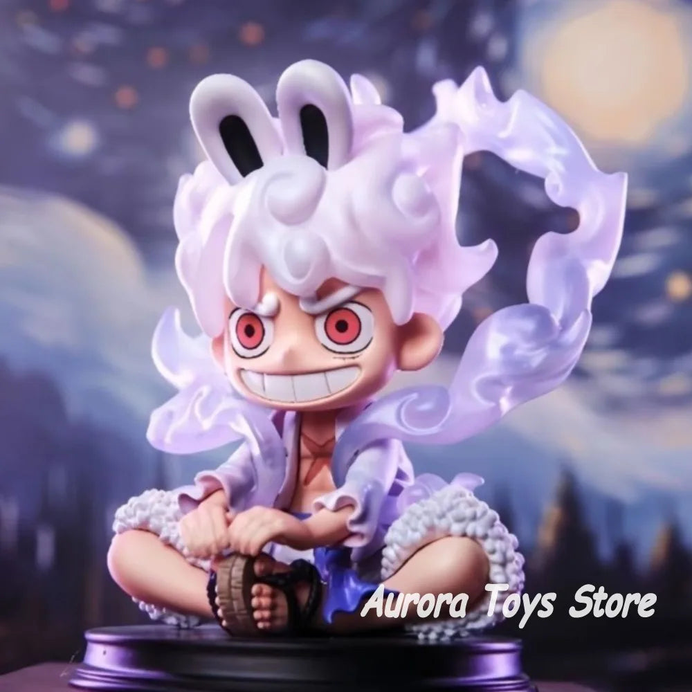 11cm/4.33in Anime One Piece Figure Nika Luffy Action Figures Pvc Model Statue Collection Decoration Toys Gifts