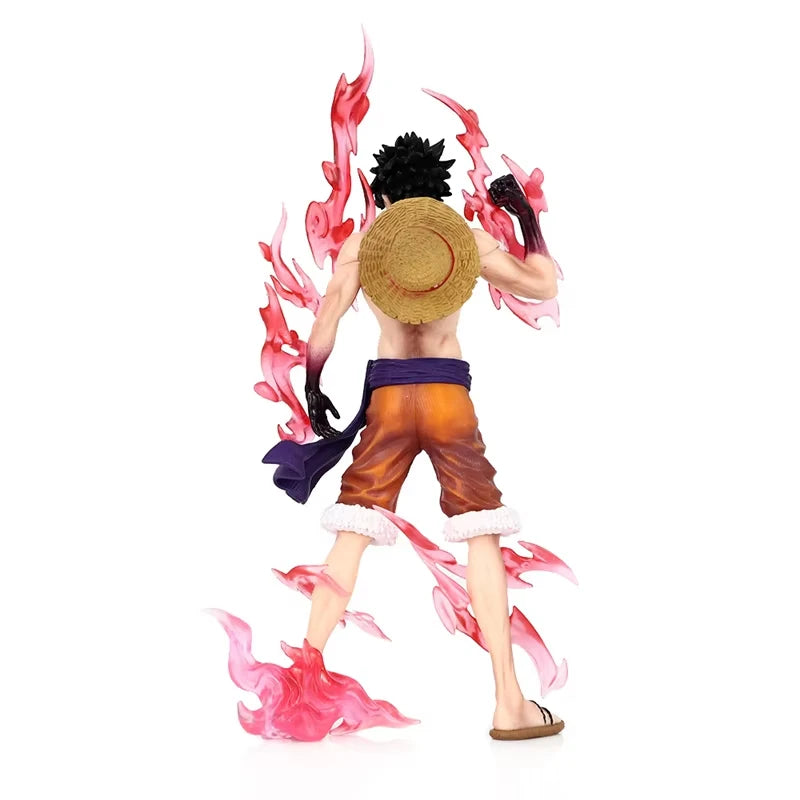 Hot One Piece Luffy Anime Figures Monkey D. Luffy Flowing Cherry Action Figures PVC Anime Collection Model Doll Toy Kid  Gift