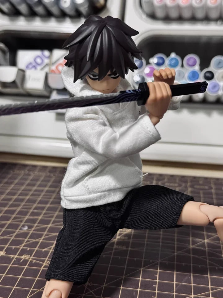 In Stock GONG STUDIO Scissor Seven Cloth Gown Action Figure 1/8 Joint Movable Doll Collect Model Desktop Decorat Desk Toy Gifts