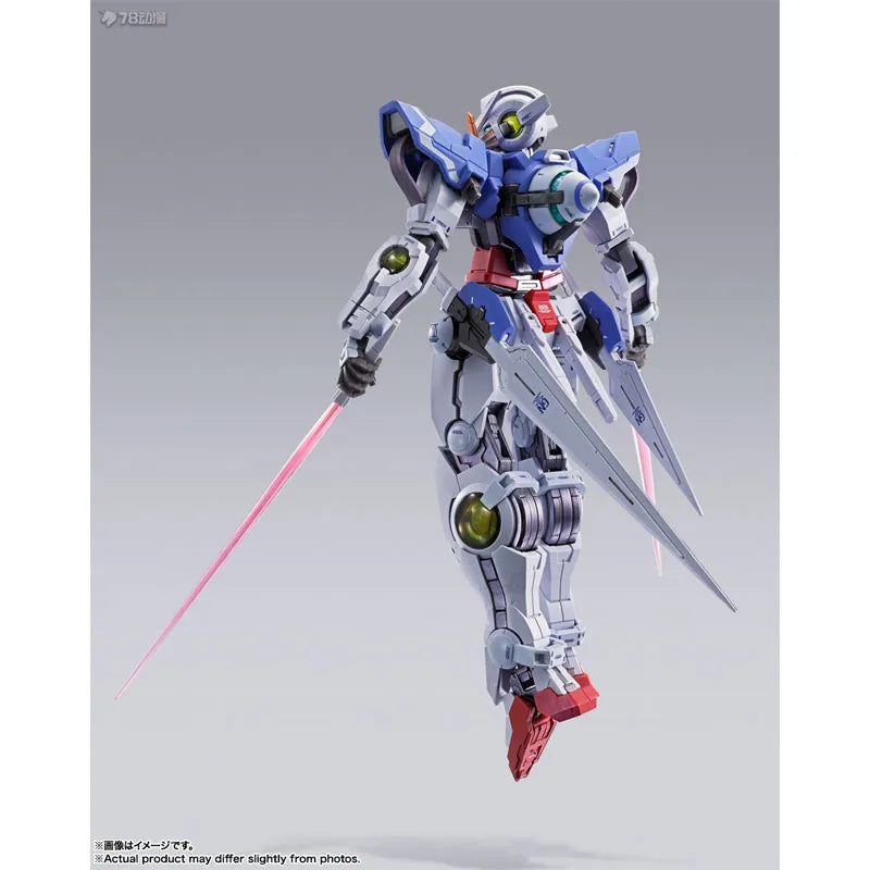 Bandai Original Mobile Gundam METAL BUILD GUNDAM EXIA METAL BUILD 180mm Anime Action Figures Toys for Boys Gift Model Ornaments