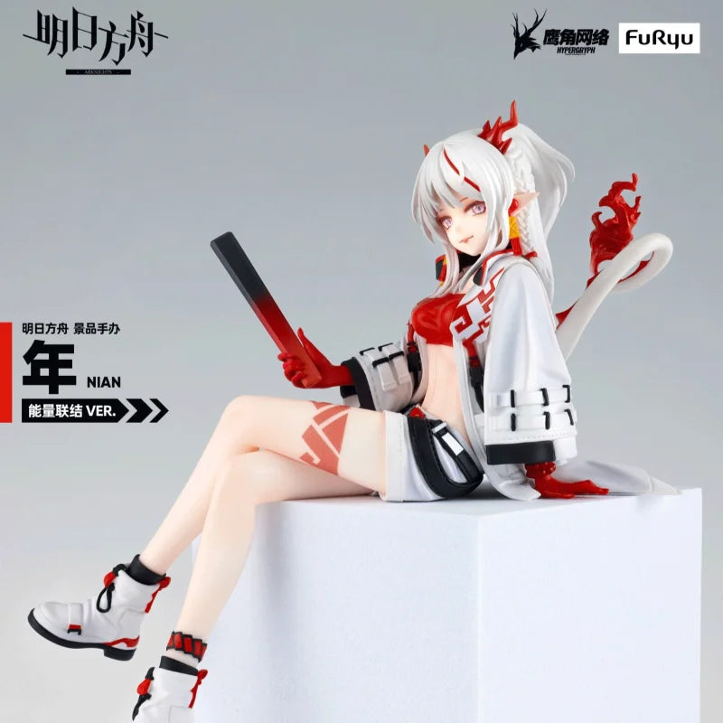 Auf Lager Original FuRyu Arknights Rhodes Island NIAN Energy Link Version‌ Noodle Stopper Figuren Anime Figur Modell Sammlung