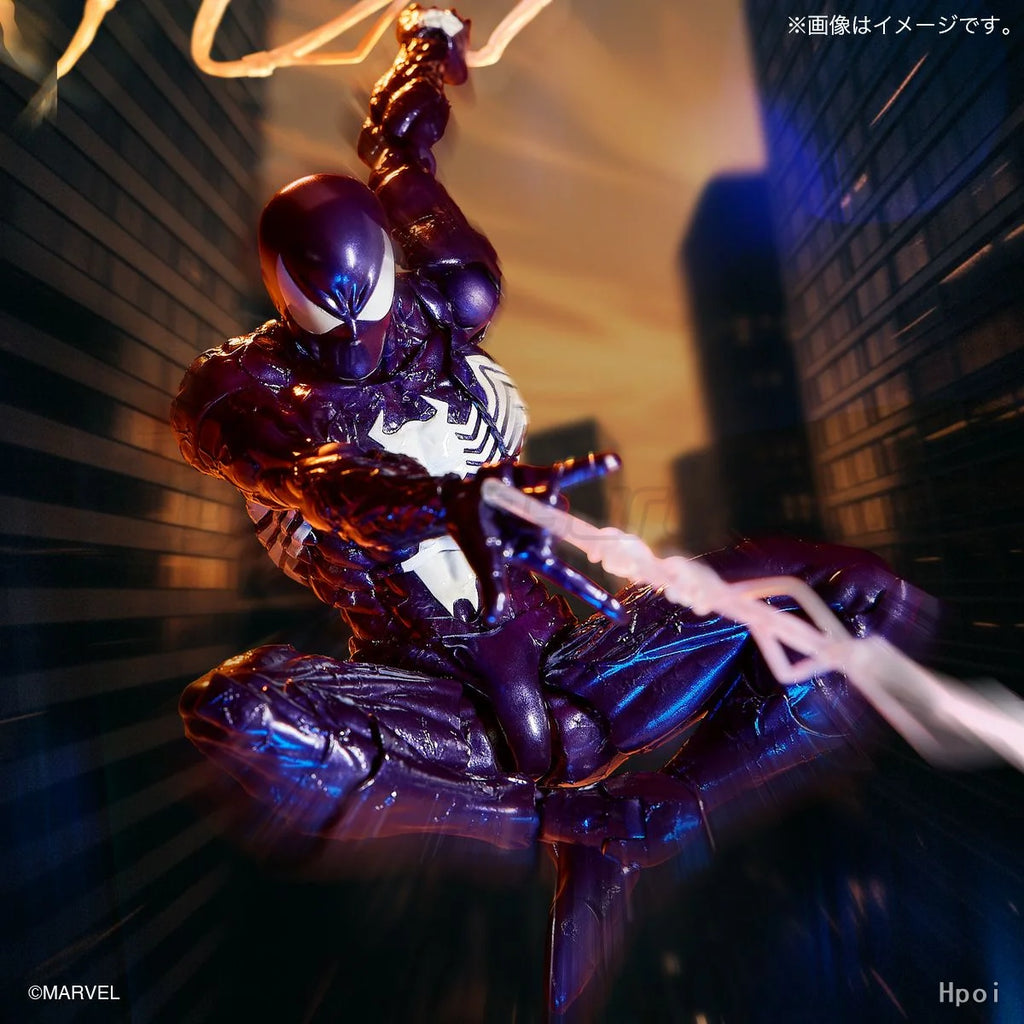 【MT】Pre-sale KAIYODO Revoltech MARVEL VENOM SPIDER-MAN Symbiote Spider-Man Purple Version Action Figure