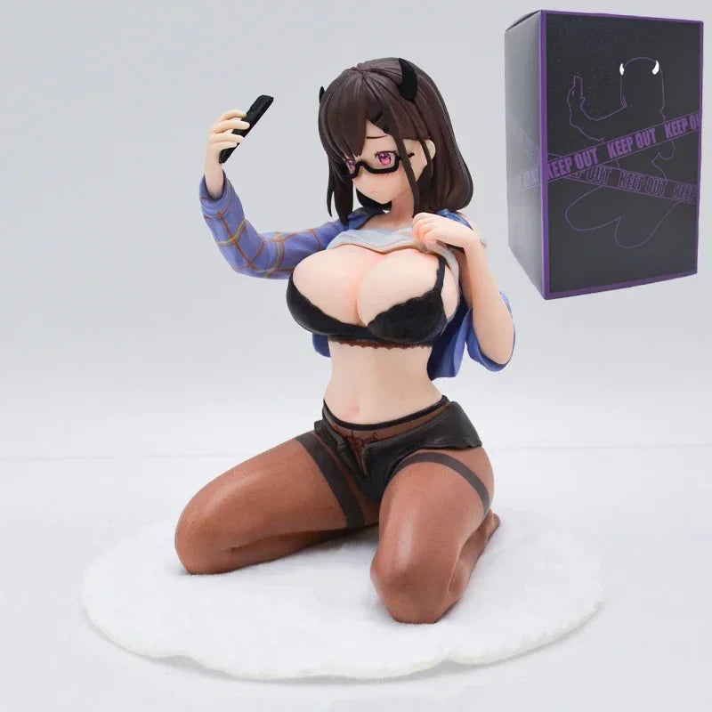 25cm OMAHA Charm Taya Devil Anime Figure Shinomiya Kanna Little Devil Action Figure Little Demon Lilith Figurine Model Doll Toys