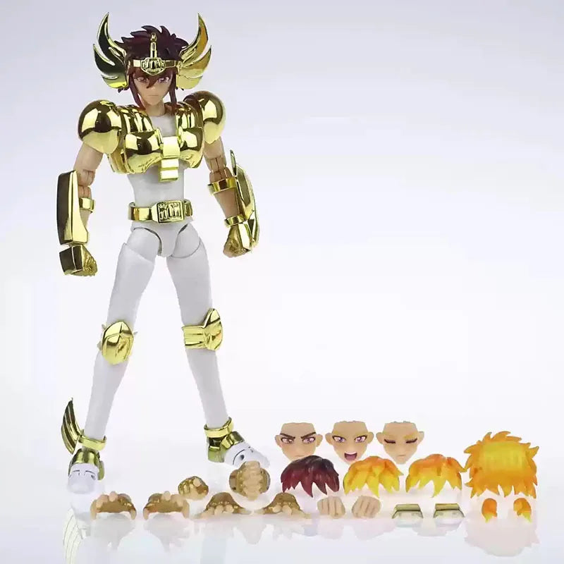 MMD Hyoga Figure Saint Seiya Myth Cloth EX Action Figuras Toys Manga Figurine Anime Peripheral Collection Model Gift for Kids