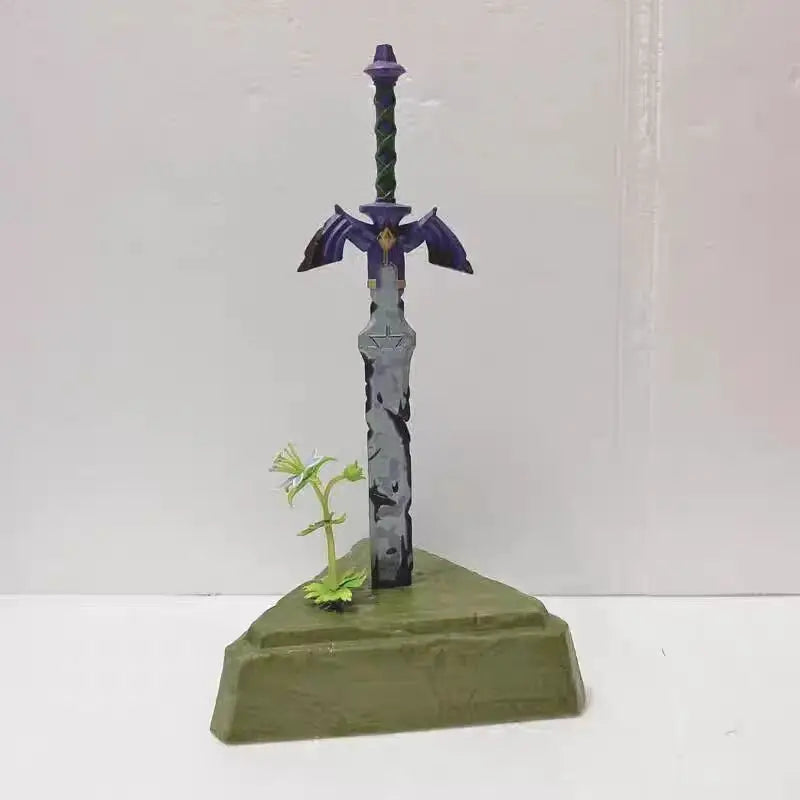 Anime Dark Souls Figure Action Glowing Sword Bonfire Statue The Legend of Zelda Link Figure Master Sword Model Collectible Toys