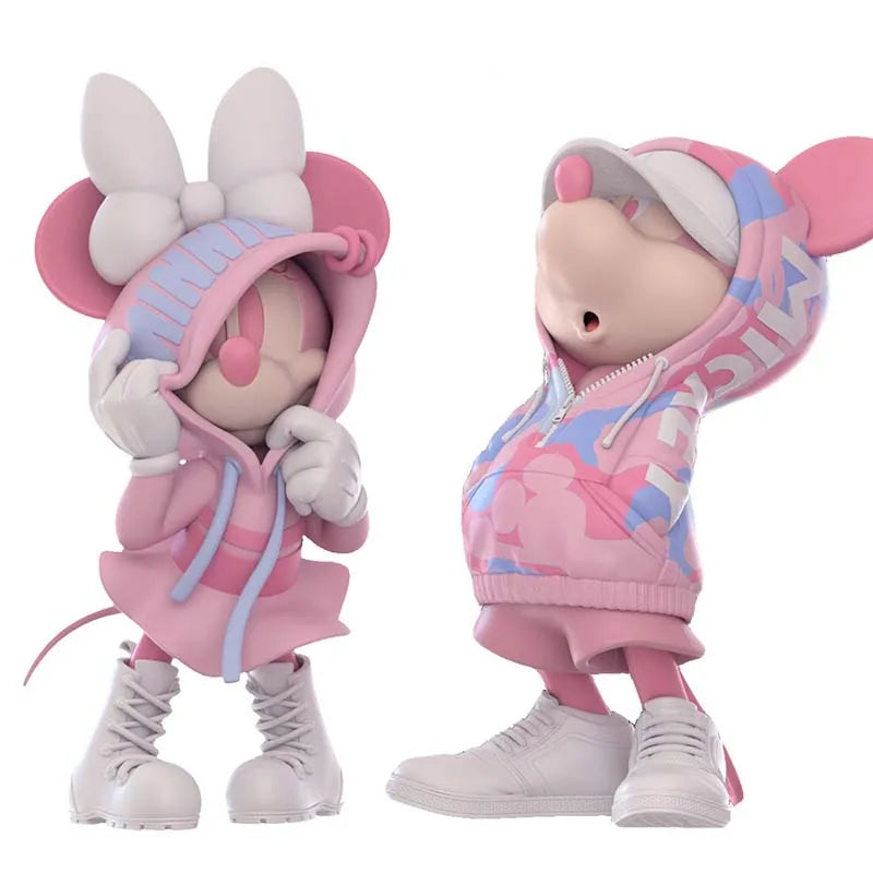 New 15cm Disney Mickey Minnie Mouse Action Figure Magic Storm Trendy Collection Pvc Model Statue Toy Collectible Decor Doll Gift