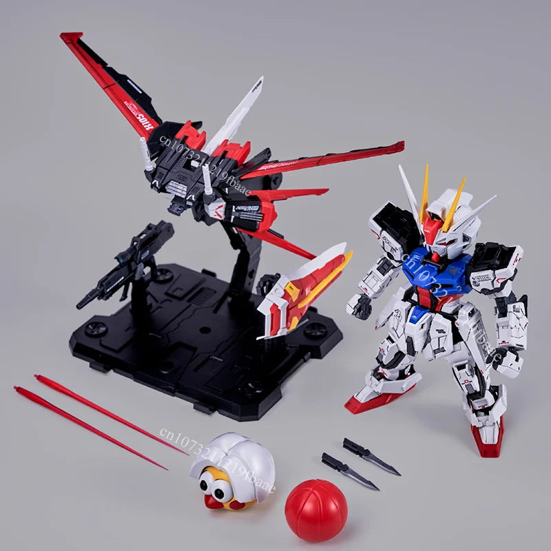 NEW AZESD Model Strike GAT-X105 MGSD Toys Aile Striker GAT-X105+AQM／E-X01 SD Assembly Model Kit Action Figure Gift