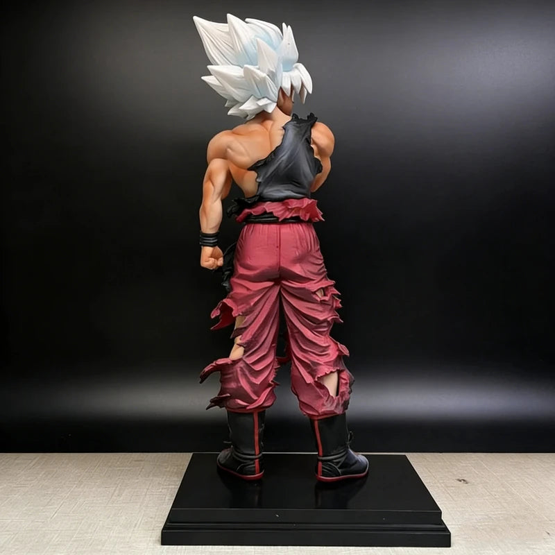 Dragon Ball GK 32cm Super Saiyan Goku Pinch Face Action Figure With Base Collectible Model Anime Statue Desktop Decor Gift Toy