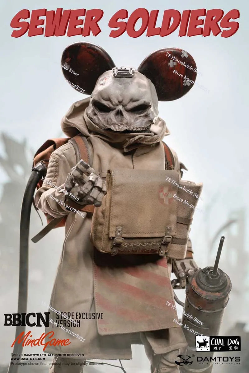 Limited Stock DAMTOYS ZP004 1/6 Collectible Sewer Soldier 5th Anniversary Commerical Comic Movable 12" Full Set Action Figure