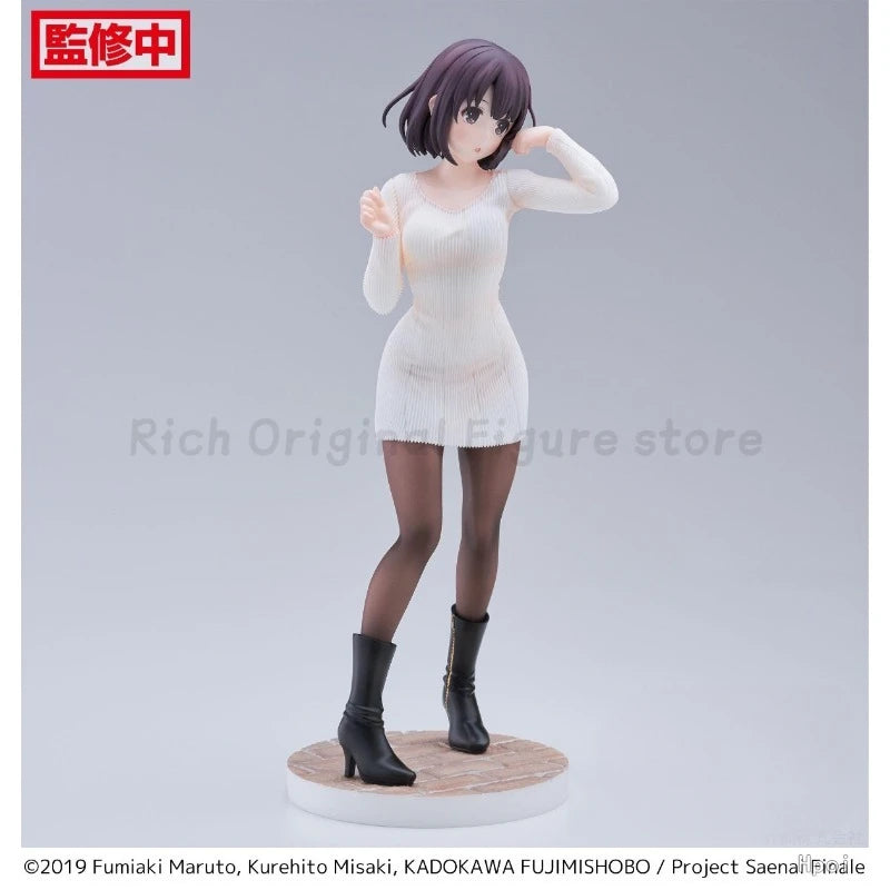【In Stock】Original Saekano: How To Raise A Boring Girlfriend Luminasta Kato Megumi Sweater Style Model Animation Figures