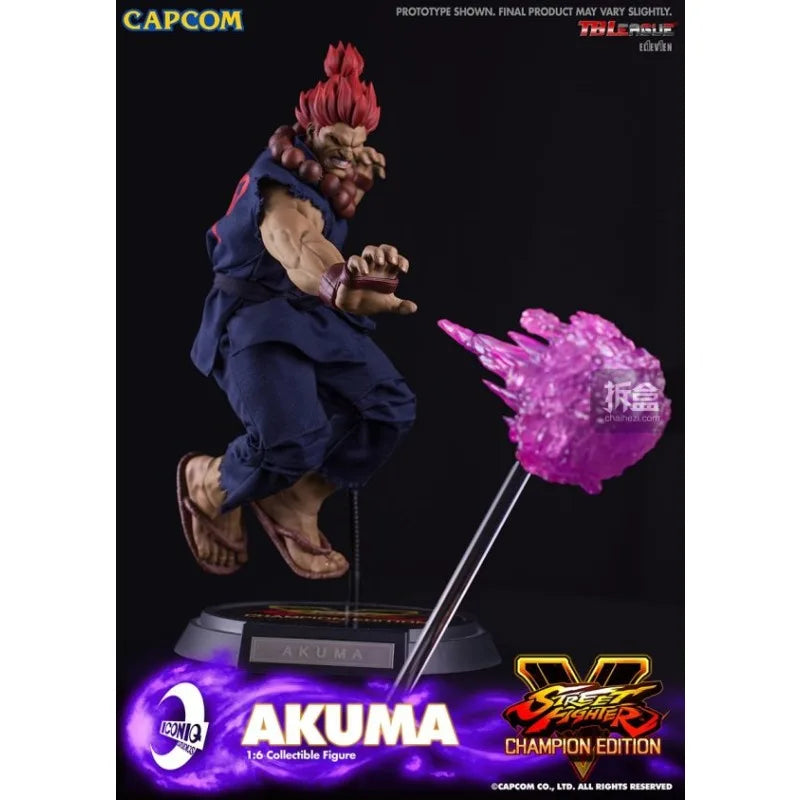 ICONIQ STUDIO TBLEAGUE Original Street Fighter AKUMA Ghost 1/6 Genuine Movable Doll Finished Model Handmade Model Play Gift