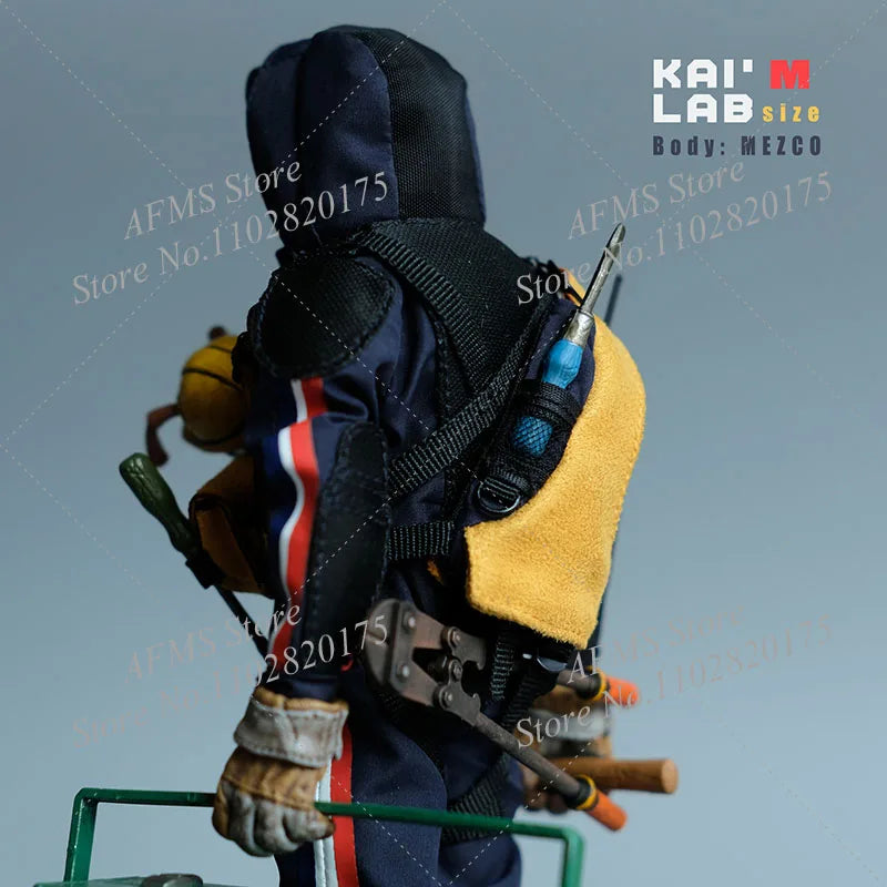 KAI LAB 1/12 Scale Collectible Figure Jumpsuits Chest Bag Backpack Death Stranded Courier Work Clothes Fit 6" Action Figure Doll
