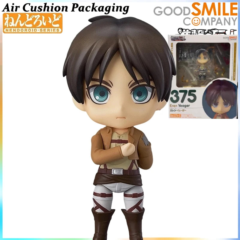 GSC Genuine Nendoroid Series Attacking Giants Colossal Titan Mikasa Ackerman Eren Jaeger Armin Harlert  Action Figures Model Toy