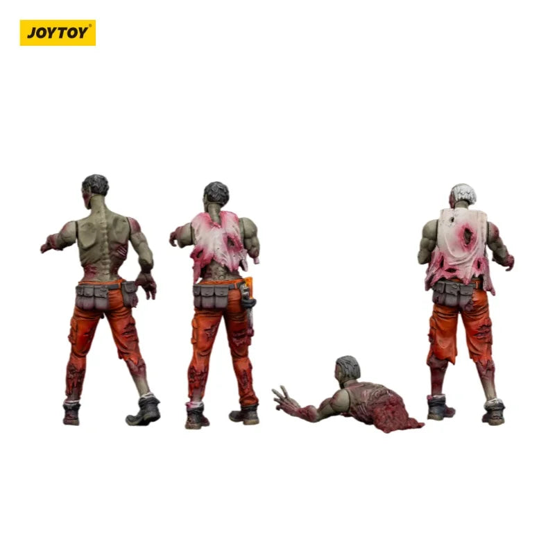 JOYTOY Dark Source Zombie Figure Mechanic Team Action Figure Doll Model Gift Decoration Collection