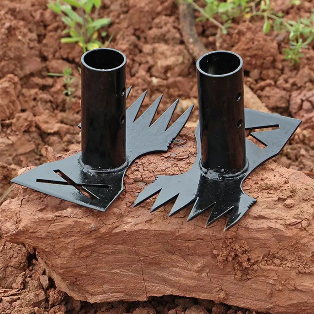 Unkrautstecher, Garten-Unkrautstecher, doppelseitig, rostbeständig, ergonomisches Design, für Unkrautstecher im Garten, Hinterhof, Grasfarm 
