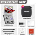 MIYOO FLIP V2 Handheld Game Players 3.5'' IPS Screen Linux System Onion OS Video Game Consoles Free Case Gamer Gift Retro Gaming