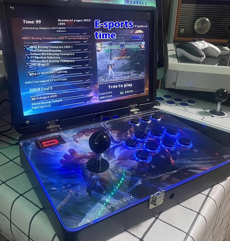 Arcade Pandora Game Console Multi in One Moonlight Box Portable Folding Fighting Game Console Customizable